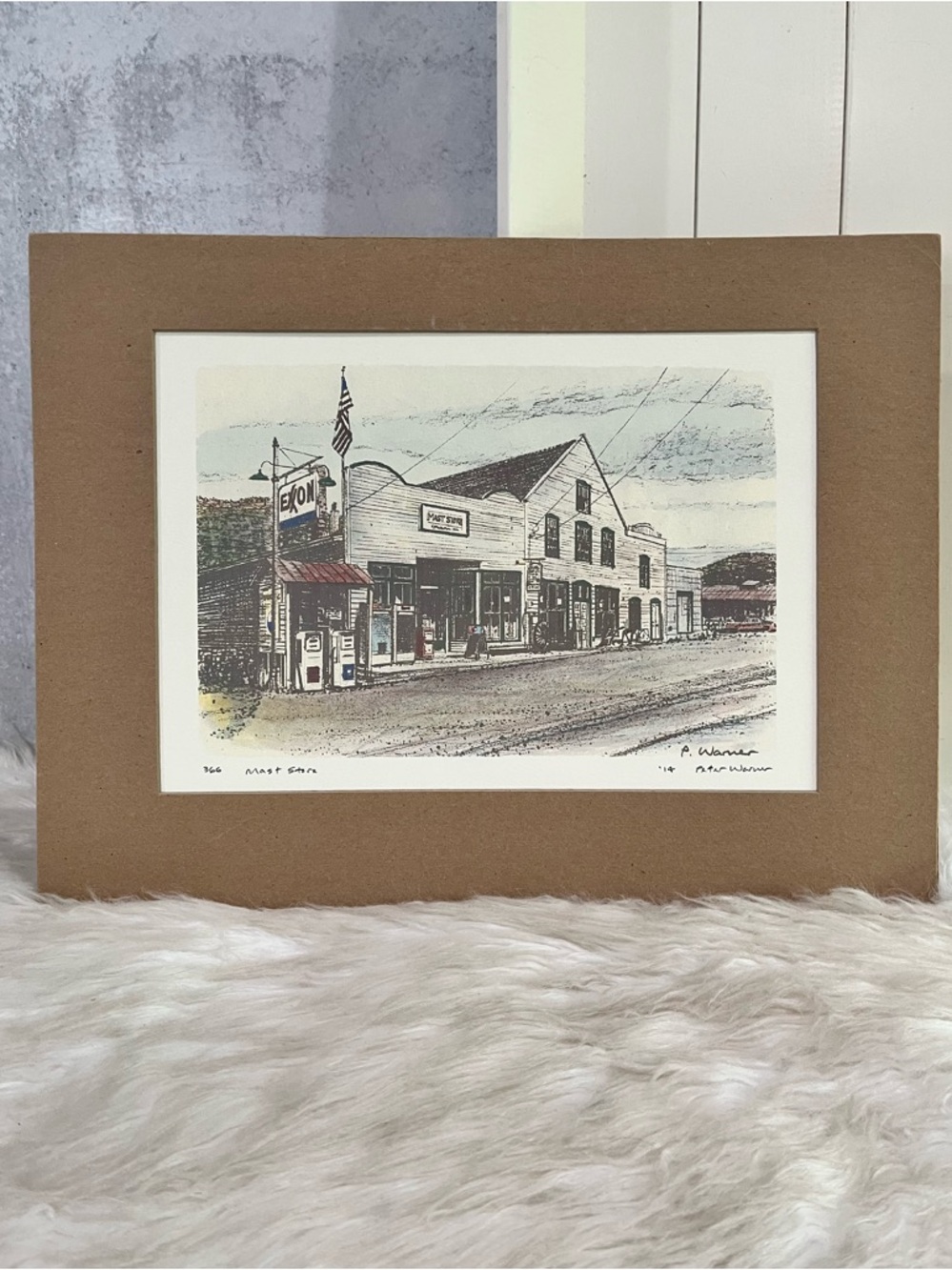 NEW Country Roads Mast General Store NC Original Watercolor Artwork Illustration